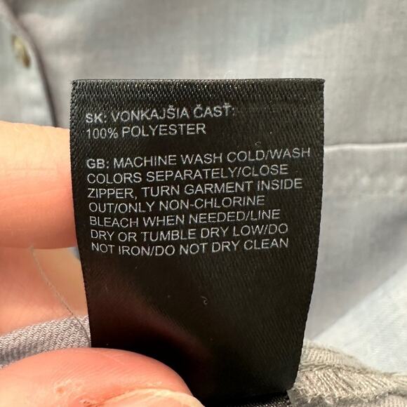 THE NORTH FACE Women’s Button Up Shirt Gray Long Sleeve Outdoor Casual Top | XL - Picture 7 of 8